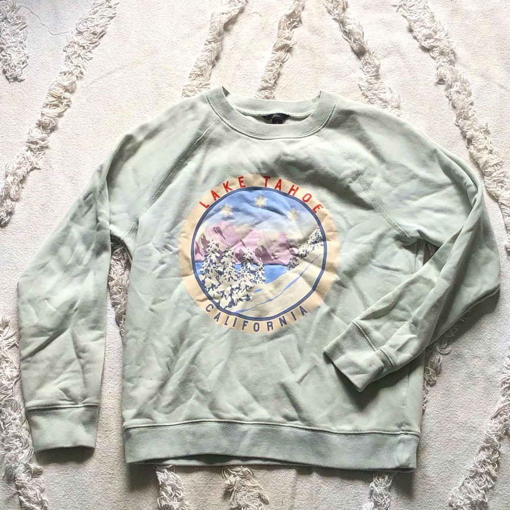 J.crew graphic crewneck